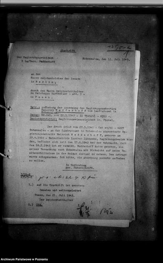 Obraz 5 z jednostki "Abordnung von Beamten"