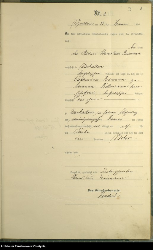 image.from.unit.number "Geburts-Haupt-Register Nr 1 - 95"