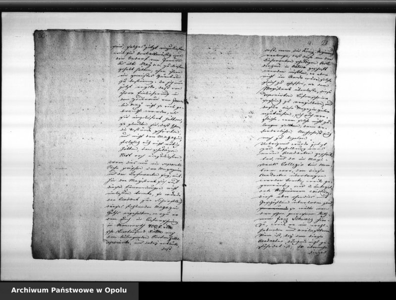 Obraz 16 z jednostki "Acta des Magistrats zu Oppeln betreffend die Manquements des Magazin Rendanten Schreiber pro 1816 Vol. I"