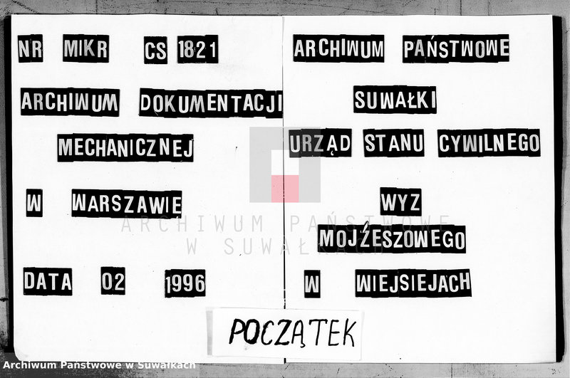 image.from.unit.number "Duplikat akt urzędnika Stanu Cywilnego wyznania mojżeszowego Okręgu Wiejsieje pro 1861"