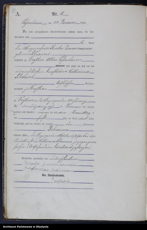 image.from.unit.number "Geburts-Haupt-Register Nr 1 - 78"