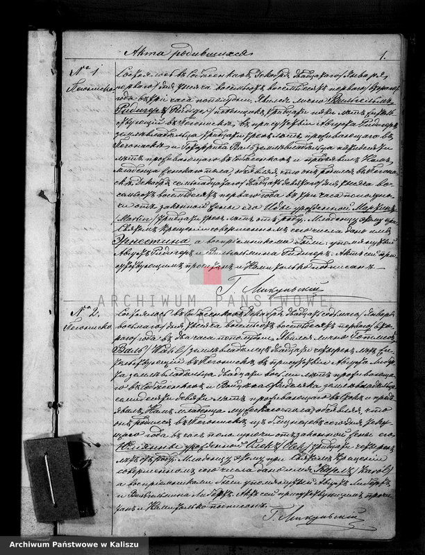 Obraz z jednostki "Дубликатъ гражданского состояния родившихся, бракосочетавшихся и умершихъ"