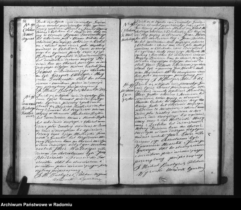 image.from.unit.number "Duplikat akt Religijno - Cywilnych Urodzonych, Zaszlubionych i Zmarłych Parafii Wysoka spisanych za rok 1850"