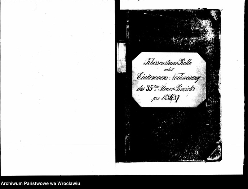 image.from.unit.number "Klassensteuerrolle nebst Eikommens - Nachweisung"