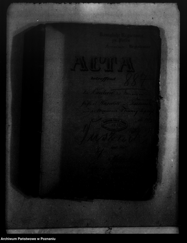 Obraz 4 z jednostki "Die Caution der Domänen-Pachters Wandelf zu Kaiserhof und des Oberamten Thunig deselbest /kaucje domeny Duszniki/"