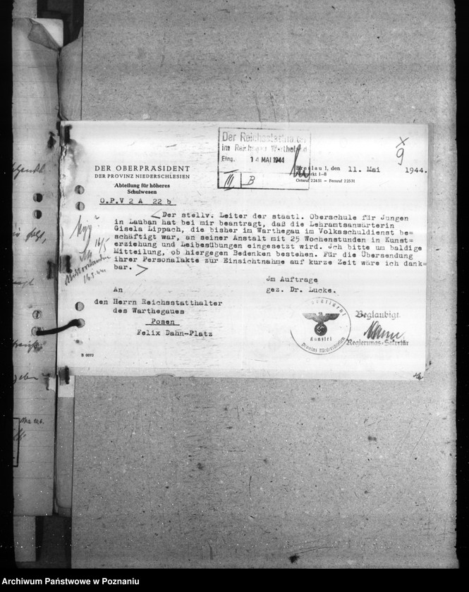 Obraz 13 z jednostki "Lehramtsanwärter"