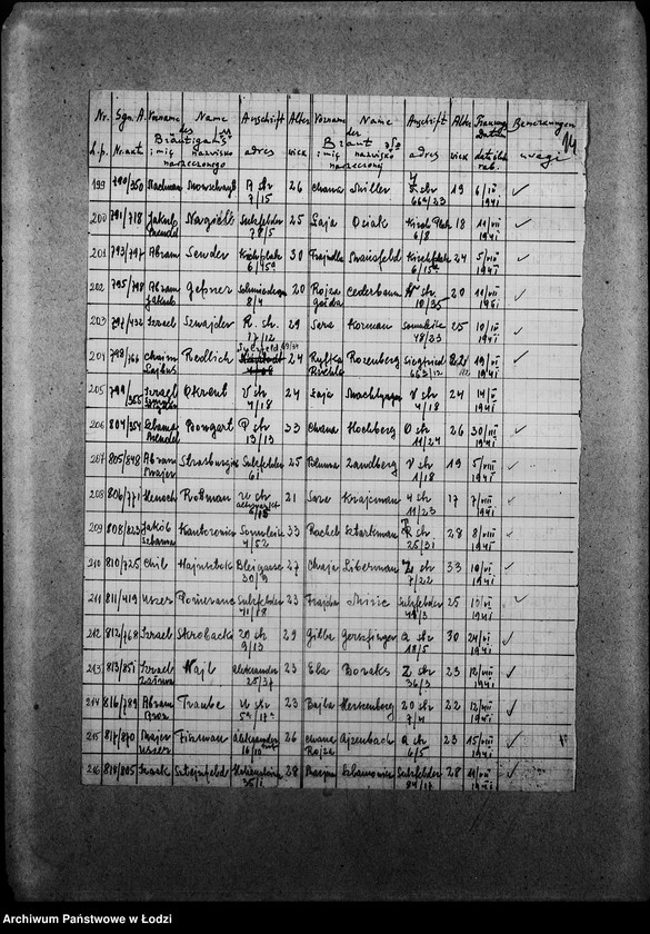 Obraz 17 z jednostki "[Imienne wykazy zaślubionych lub zaręczonych par]"