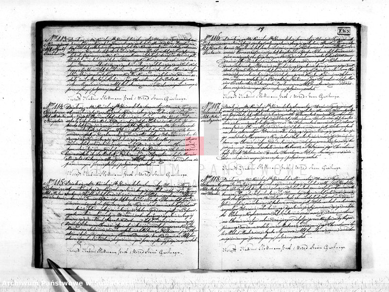 Obraz 20 z jednostki "Akta stanu cywilnego parafij Św. Jeziorskiej urodzonych, zaślubionych i umarłych z roku 1866"