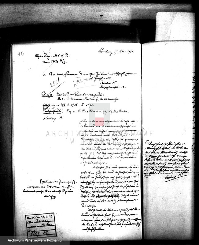 Obraz 13 z jednostki "Sprawy budowlane domeny Nischwitz /Niszczewica/"