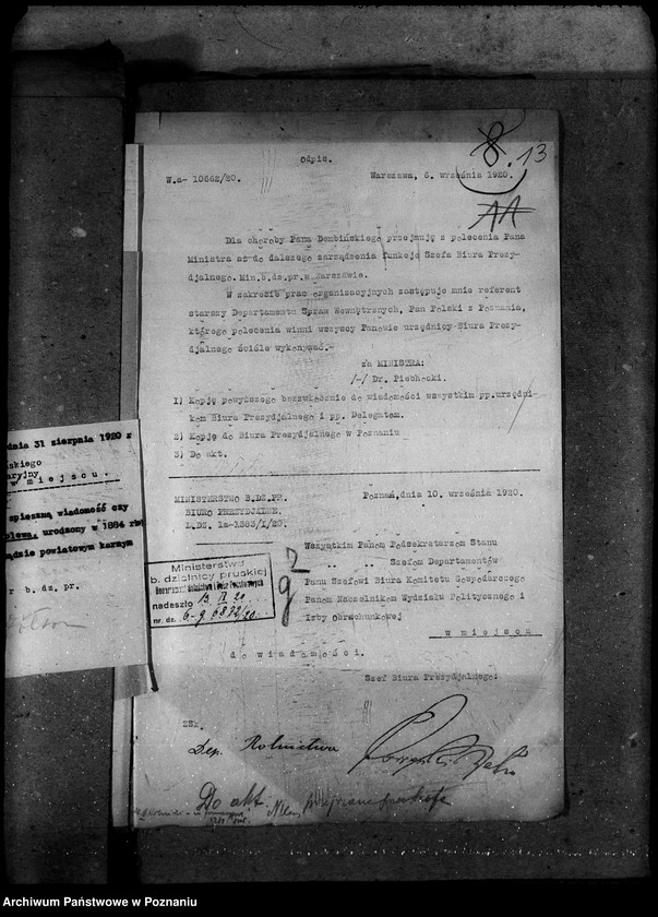 Obraz 18 z jednostki "Sprawy osobowe personalne okólniki informacyjne"