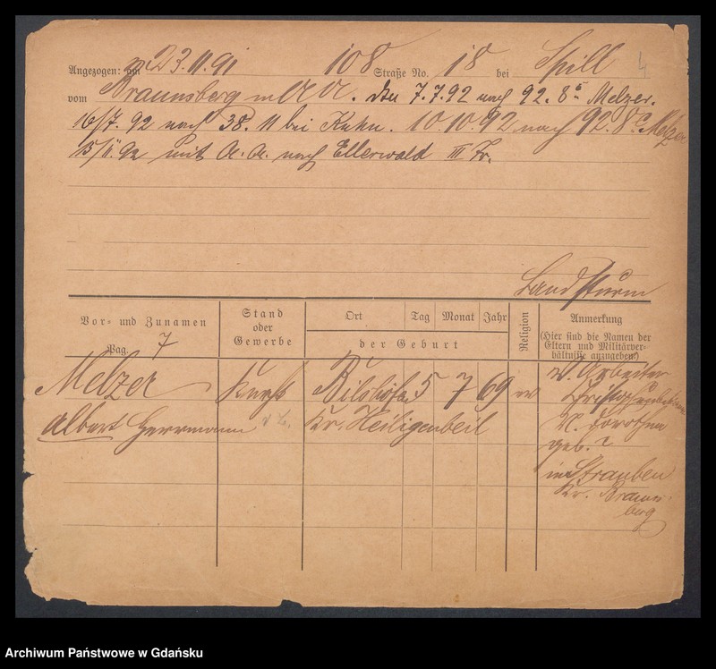 image.from.unit.number "Karty meldunkowe: Melzer Adolf - Menss"