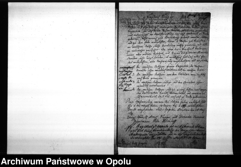 Obraz 17 z jednostki "Acta des Magistrats zu Oppeln von den hiesigen Cram-Woll-Vieh und Wochenmärckten"