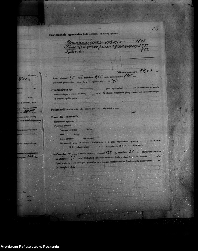 image.from.unit.number "Fabryka Tabaki J. Parałły w Rawiczu nr woj. kotła 169"