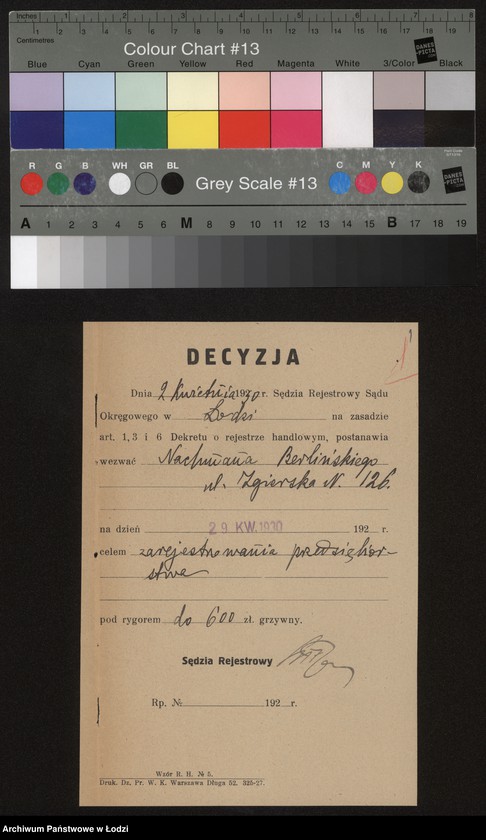 Obraz 3 z jednostki "Nachman Berliński- sprzedaż farb"