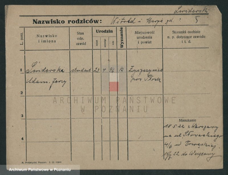 Obraz 12 z jednostki "Świderski - Świerski"