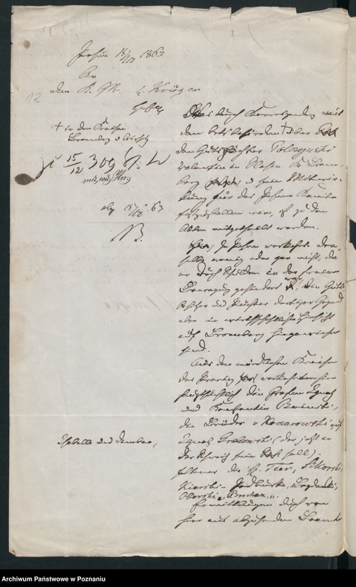 Obraz 16 z jednostki "A. betr. Valentin von Połczyński aus Ślesin auch Marzell Połczyński"