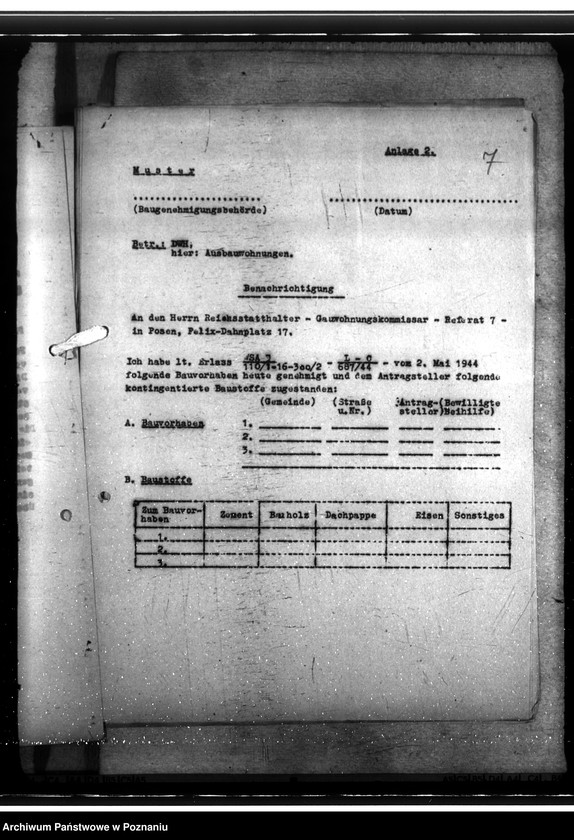 Obraz 11 z jednostki "Bauliche Massnahmen des Deutschen Wohnungshilfswerks ausschliesslich der Behelfsheime"