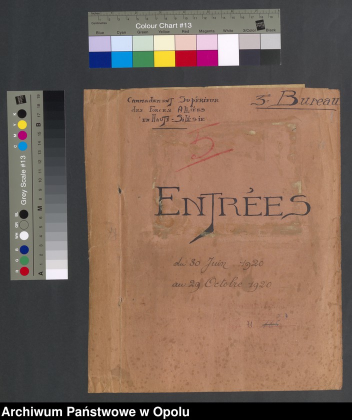 Obraz 3 z jednostki "Entress /Korespondencja wpływająca pochodząca od władz wyższych i jednostek podległych - pisma, zarządzenia/ 30.06.-29.10.1920"