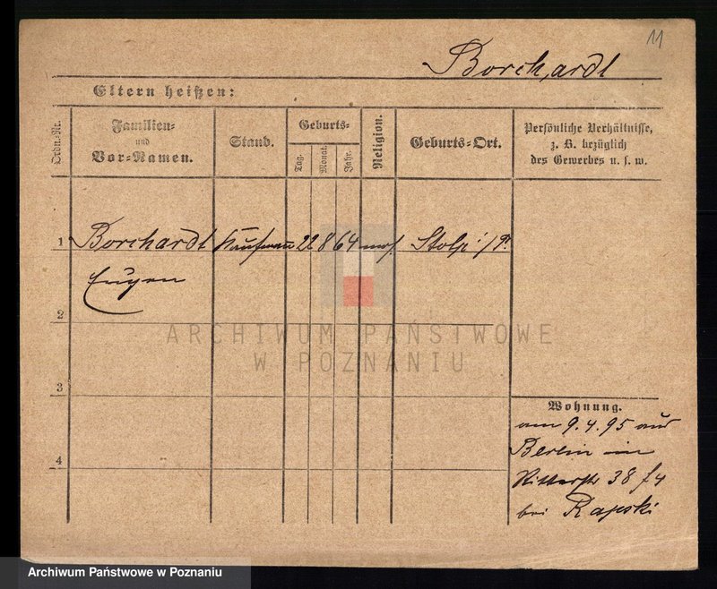 Obraz 13 z jednostki "Borchard - Bornakowski"