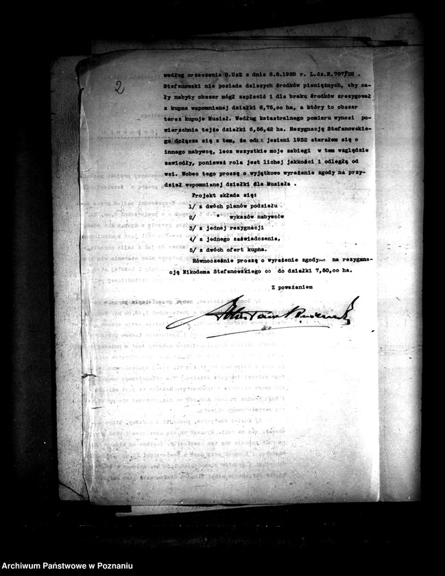 Obraz 6 z jednostki "Dodatkowy projekt parcelacyjny majątku Kwilcz powiatu międzychodzkiego"