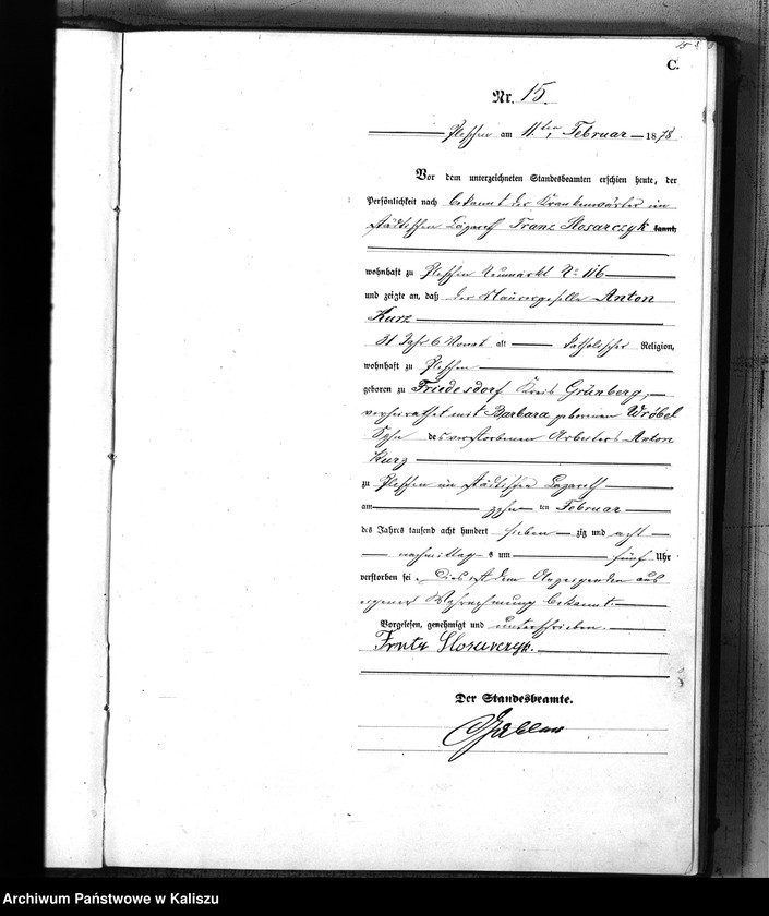 Obraz 19 z jednostki "[Księga zgonów]"