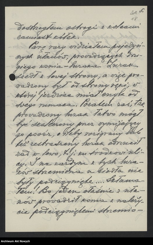 image.from.unit.number "Skargi na nadużycia gospodarcze, nędzę, paskarstwo, uwagi o zachowaniu się żołnierzy na ulicy. Korespondencja, wycinek prasowy"
