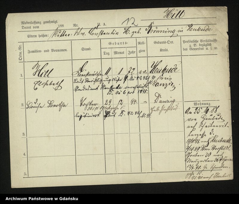 image.from.unit.number "Karty meldunkowe: Hilder - Hilmus"