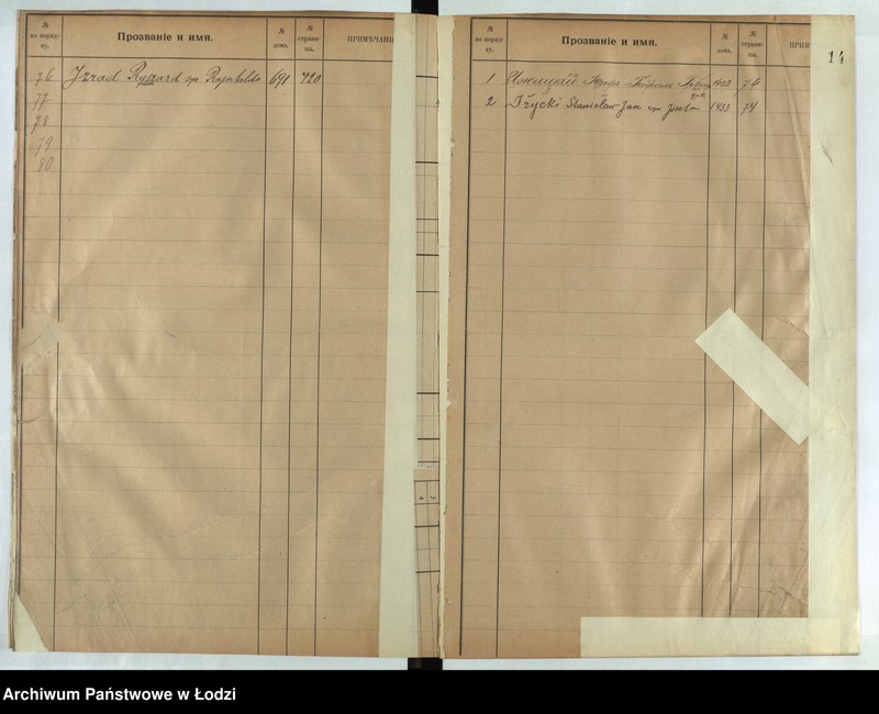 Obraz 16 z jednostki "[Skorowidz do ksiąg ludności stałej lit. i, j, k]"