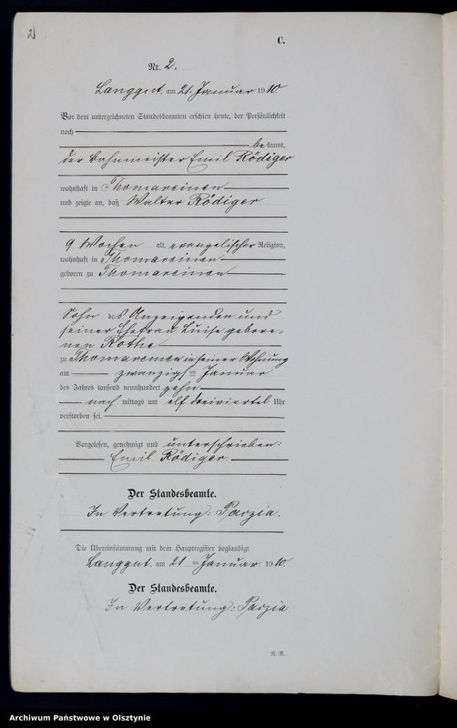 image.from.unit.number "Sterbe-Neben-Register Nr 1 - 20"