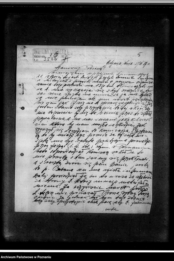 Obraz 9 z jednostki "Korespondencja przewodniczącego St. Ratajczyka"