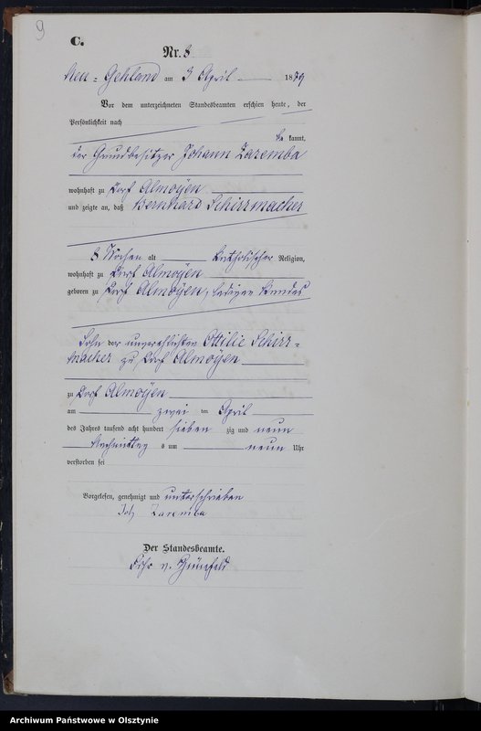 image.from.unit.number "Sterbe-Haupt-Register Nr 1 - 24"