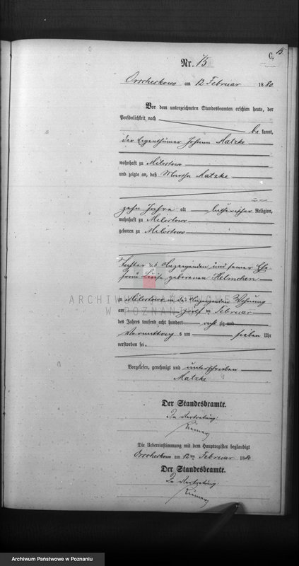 Obraz 17 z jednostki "Księga zgonów"