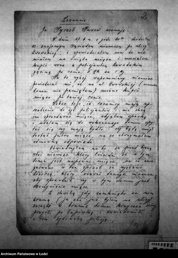 Obraz 5 z jednostki "[Sprawy karne: zeznania, meldunki, oskarżenia]"