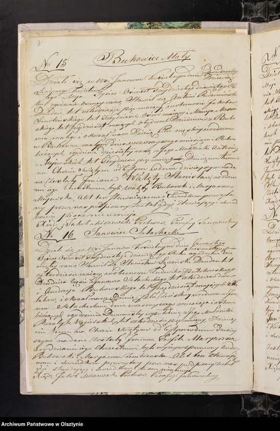 image.from.unit.number "Dupplikat Urodzenia Zaslubienia i Zeyscia parafii Janowieckiey z Roku 1839"