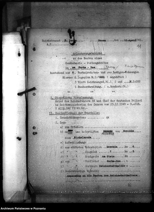 Obraz 16 z jednostki "Gendarmerie - Posen - Gehöfte"