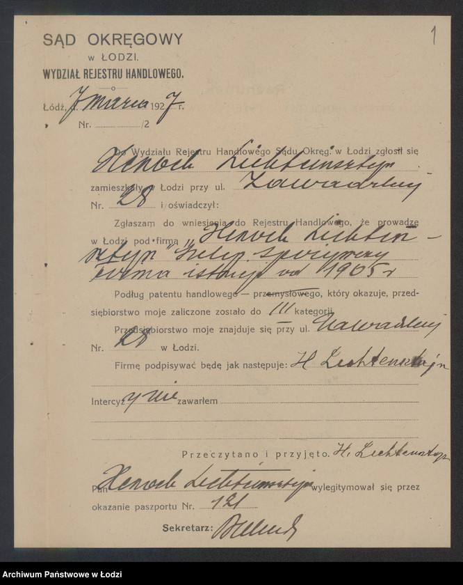 Obraz 3 z jednostki "Henoch Lichtensztejn – sklep spożywczy"