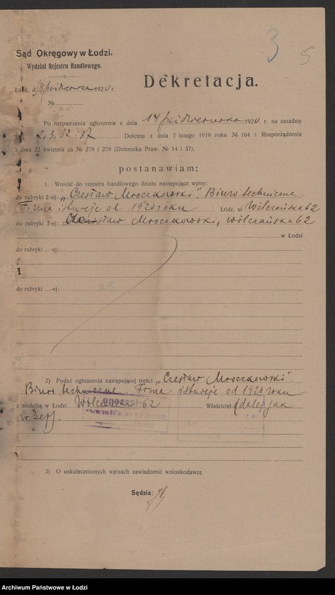 Obraz 7 z jednostki "Czesław Mroczkowski- biuro techniczne"