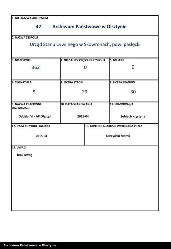 image.from.team "Urząd Stanu Cywilnego w Skowronach pow. pasłęcki"