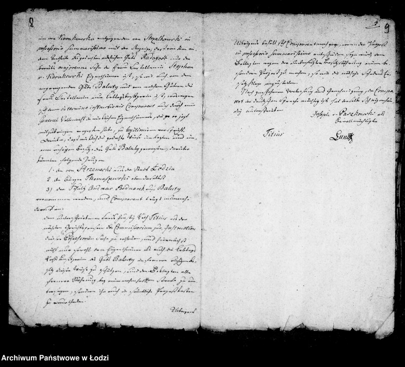 Obraz 8 z jednostki "Akta tyczące się sporu granicznego pomiędzy gminą miasta Łodzi a Dobrami Radogoszcz i Bałutami"