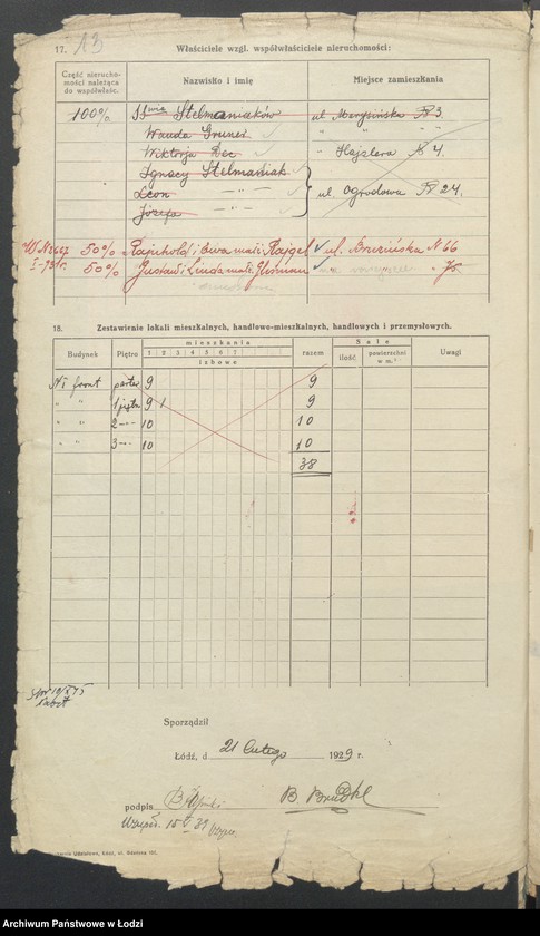 image.from.unit.number "Księga inwentarzowa nieruchomości m. Łodzi ul. Marysińska"