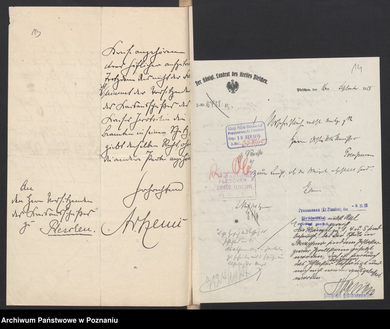 image.from.unit.number "Acta specjalia betreffen Verlängerung der jarotschiner Kreisbahn von Twardow über Kurcew, mamoty, Skrzypno bis Wola"