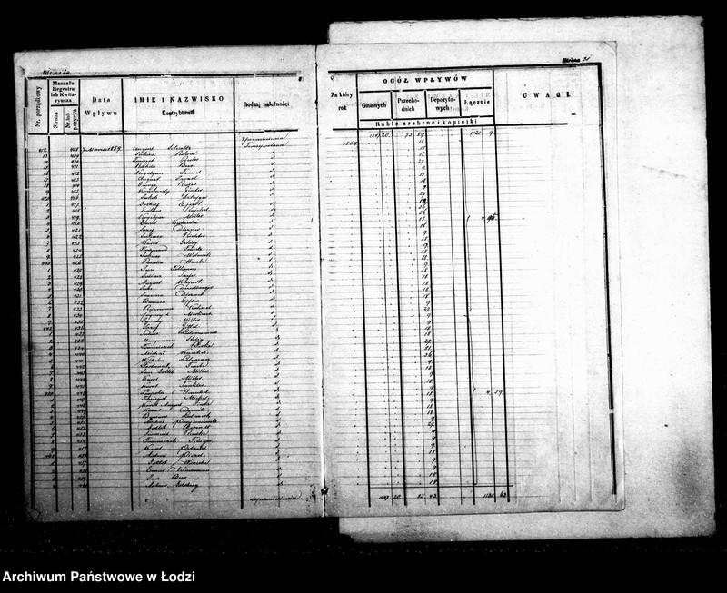 Obraz 16 z jednostki "Dziennik przychodu i wydatku wszelkich funduszów kasy ekonomicznej m. Łodzi na r. 1859"