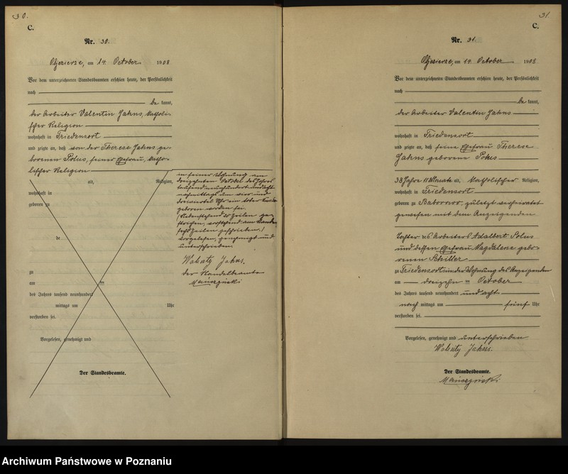 Obraz 18 z jednostki "Sterbe-Haupt-Register"