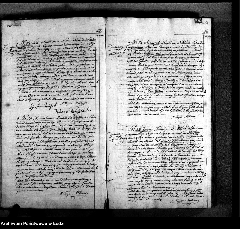 Obraz 9 z jednostki "Akta urodzeń, małżeństw i zgonów"