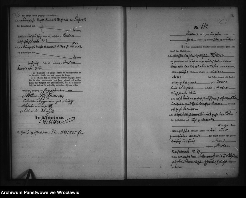 image.from.unit.number "Heiraths-Haupt-Register Breslau I 1877 Band 3"