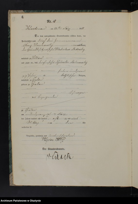 image.from.unit.number "Sterbe-Haupt-Register Nr 1 - 38,1 - 51,1 - 45,1 - 64,1 - 75,1 - 49 i 1 - 46"