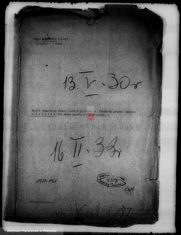 Obraz 4 z jednostki "Sprawa częściowej zmiany użytkowania 196,08 ha gruntów leśnych miasta Kalisza dla celów parcelacji letniskowej"