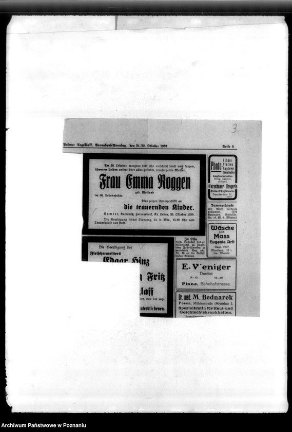 Obraz 7 z jednostki "Schriftwechsel Dr. Lück - Korespondencja z doktorem K. Lück, jako kierownik Genhäftstelle der Volkskentnhen"