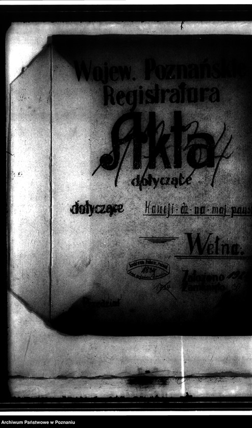 Obraz 4 z jednostki "Kaucja dzierżawna majątku państwowego Wełna"