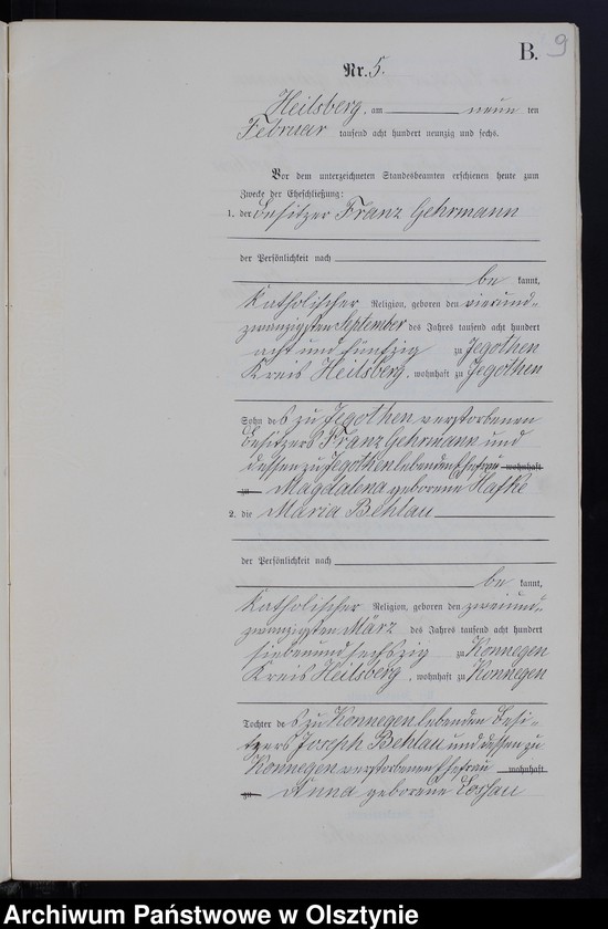 image.from.unit.number "Heiraths-Neben-Register Nr 1 - 32"